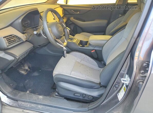 4S4BTADC5S3159944 2025 SUBARU OUTBACK Gray წინა სალონის ხედი
