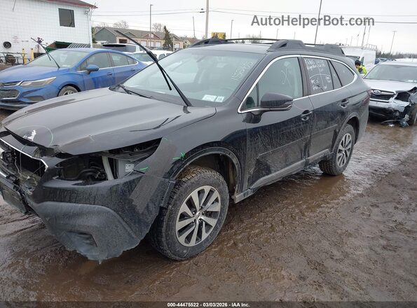 4S4BTADCXM3105218 2021 SUBARU OUTBACK Black Առջևի ձախ երեք քառորդ տեսարան