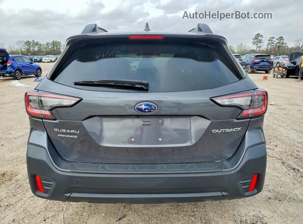 4S4BTADCXN3122120 2022 SUBARU OUTBACK Gray Вид ззаду