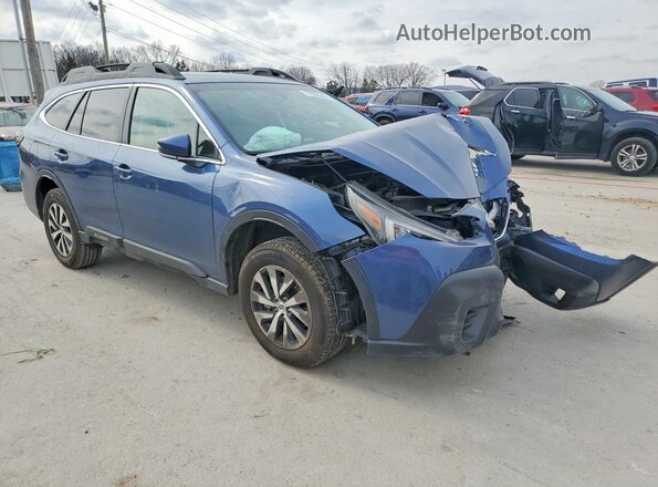 4S4BTAFC1M3120588 2021 SUBARU OUTBACK Blue Delantero derecho
