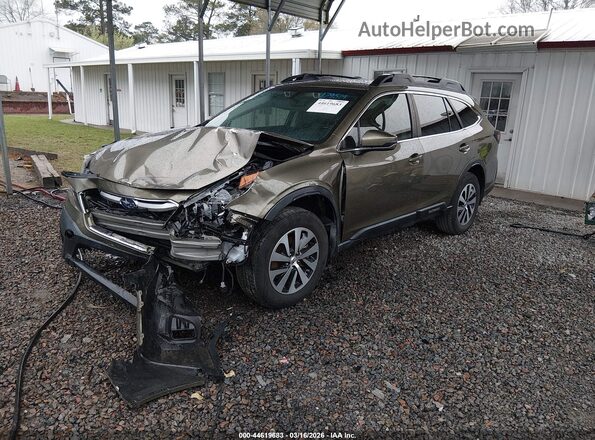 4S4BTAFC2M3179519 2021 SUBARU OUTBACK Green 