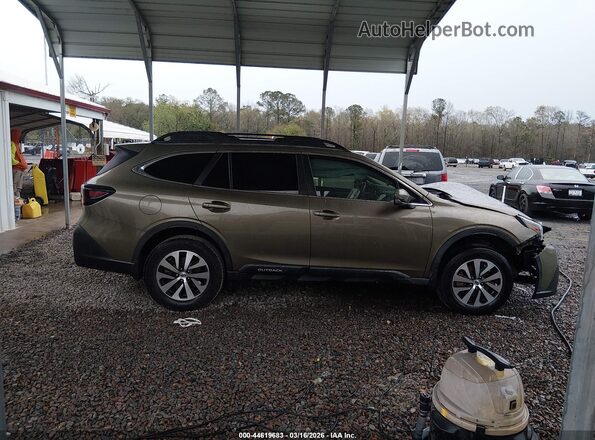 4S4BTAFC2M3179519 2021 SUBARU OUTBACK Green 