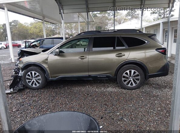 4S4BTAFC2M3179519 2021 SUBARU OUTBACK Green 