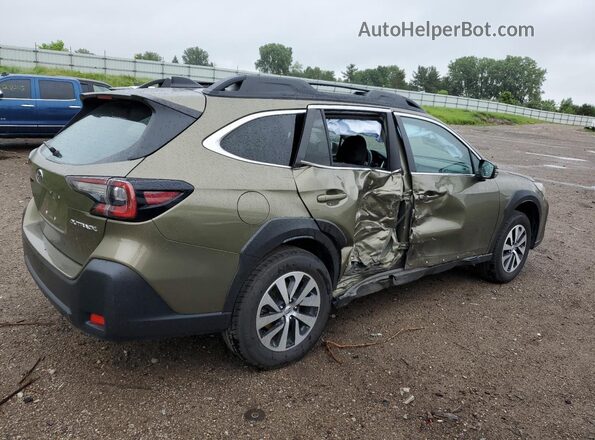 4S4BTAFC7P3138663 2023 SUBARU OUTBACK Зеленый Задняя правая четверть