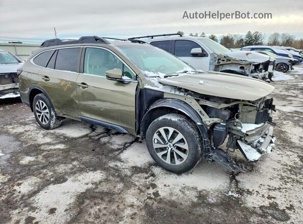 4S4BTAFC8M3112049 2021 SUBARU OUTBACK Green Առջևի աջ