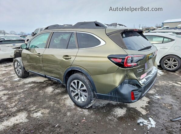 4S4BTAFC8M3112049 2021 SUBARU OUTBACK Green Հետևի ձախ