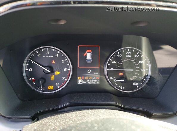 4S4BTAFC9M3169943 2021 SUBARU OUTBACK White Widok zestawu wskaźników