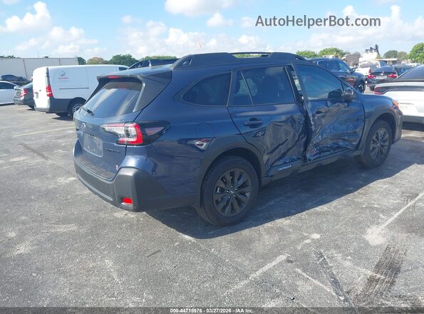 4S4BTALC4S3322777 2025 SUBARU OUTBACK Синий Задняя правая четверть