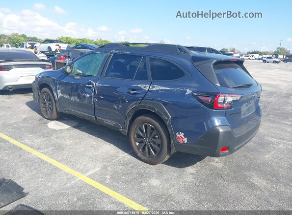 4S4BTALC4S3322777 2025 SUBARU OUTBACK Синий Задняя левая четверть