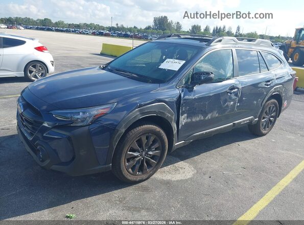 4S4BTALC4S3322777 2025 SUBARU OUTBACK Синий Передняя левая четверть