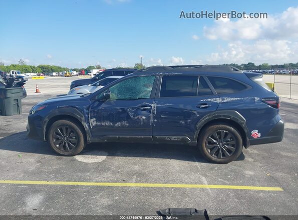 4S4BTALC4S3322777 2025 SUBARU OUTBACK Синий Вид задней части салона