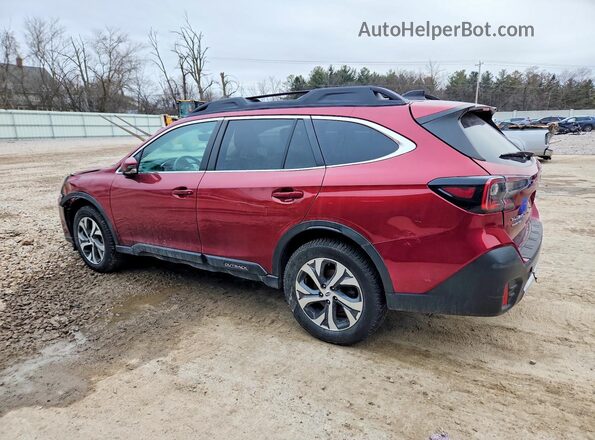 4S4BTALC5L3122377 2020 SUBARU OUTBACK Maroon Հետևի ձախ