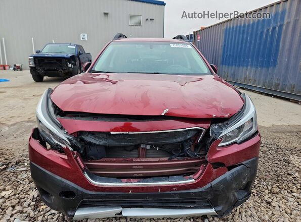 4S4BTALC5L3122377 2020 SUBARU OUTBACK Maroon Դիմացի տեսք