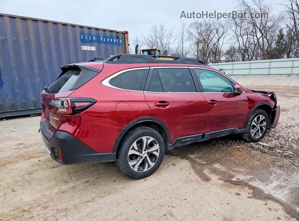 4S4BTALC5L3122377 2020 SUBARU OUTBACK Maroon Հետևի աջ