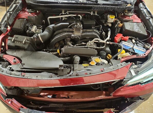 4S4BTALC5L3122377 2020 SUBARU OUTBACK Maroon Շարժիչի բաժամունքի տեսք