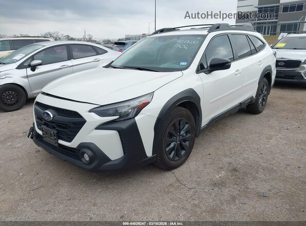 4S4BTALC9R3232874 2024 SUBARU OUTBACK Белый Передняя левая четверть