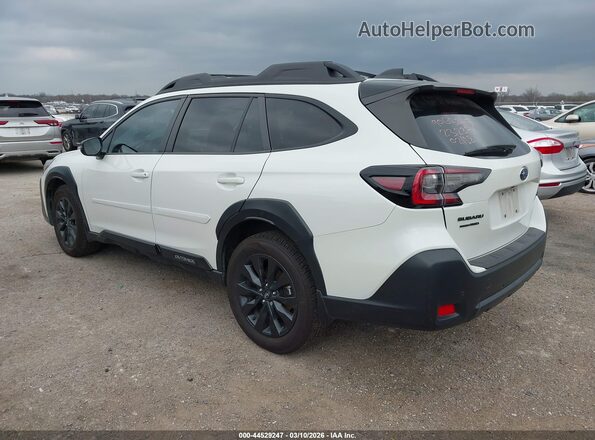 4S4BTALC9R3232874 2024 SUBARU OUTBACK Белый Задняя левая четверть