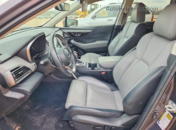 4S4BTAMC7N3144396 2022 SUBARU OUTBACK Gray Widok wnętrza z przodu
