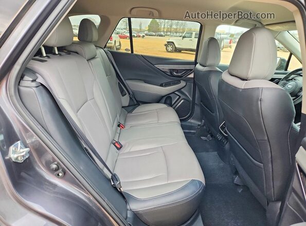 4S4BTAMC7N3144396 2022 SUBARU OUTBACK Gray Widok wnętrza z tyłu