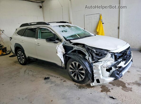 4S4BTANC3P3173783 2023 SUBARU OUTBACK White Delantero derecho