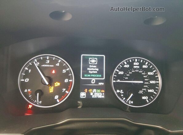 4S4BTANC3P3173783 2023 SUBARU OUTBACK White Vista del cuadro de instrumentos