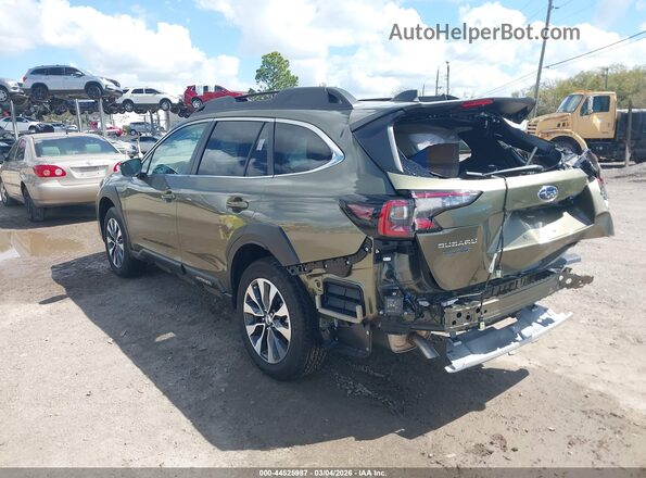 4S4BTANC5S3294646 2025 SUBARU OUTBACK Green უკანა მარცხენა