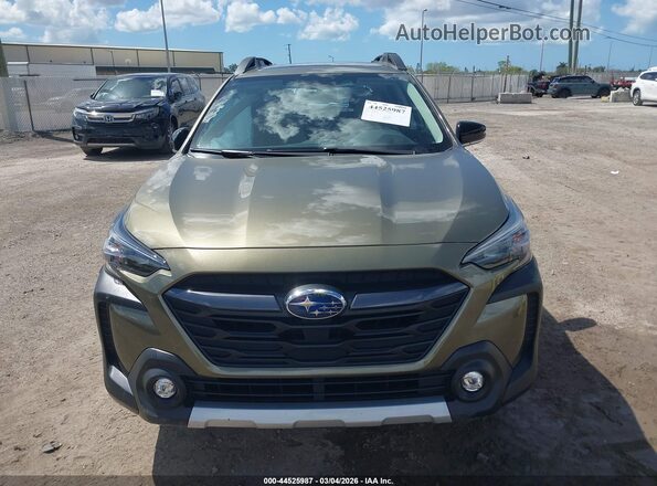 4S4BTANC5S3294646 2025 SUBARU OUTBACK Green უკანა სალონის ხედი