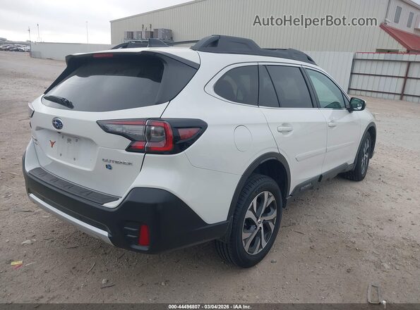 4S4BTANC6M3143639 2021 SUBARU OUTBACK White Trasero derecho