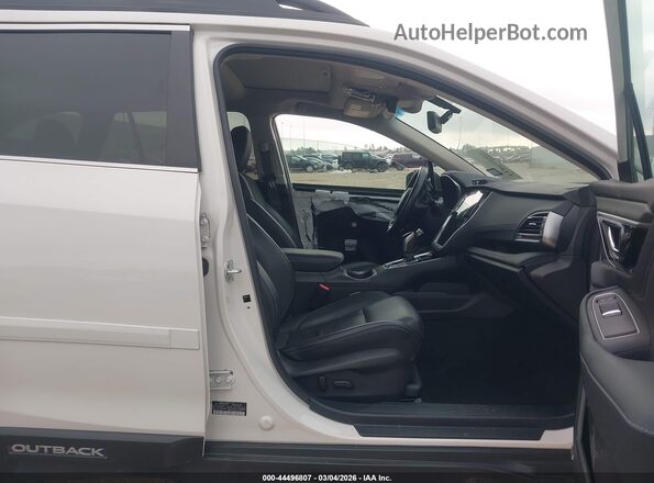 4S4BTANC6M3143639 2021 SUBARU OUTBACK White Vista interior delantera