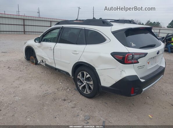 4S4BTANC6M3143639 2021 SUBARU OUTBACK White Trasero izquierdo