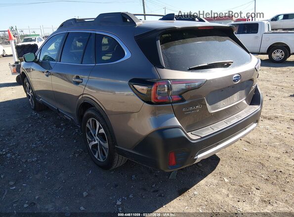4S4BTANC6M3154012 2021 SUBARU OUTBACK Gray Задня ліва чверть