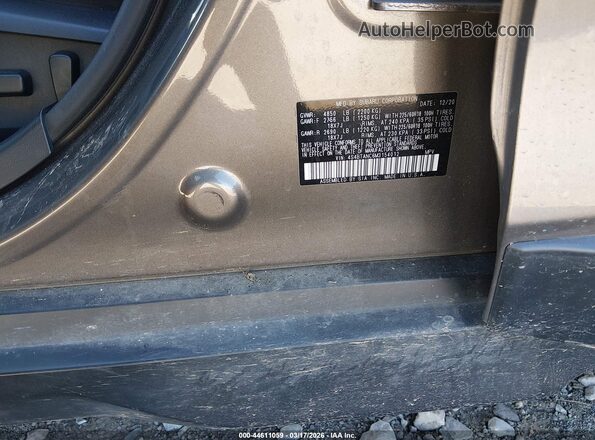 4S4BTANC6M3154012 2021 SUBARU OUTBACK Gray Вид підкапотного простору