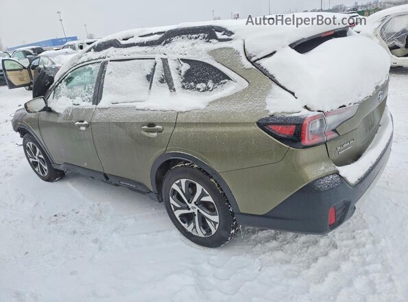 4S4BTANCXN3252154 2022 SUBARU OUTBACK Green Rear left