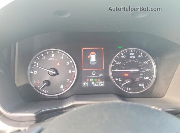 4S4BTANCXP3181069 2023 SUBARU OUTBACK White Instrument cluster view