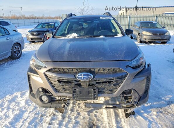 4S4BTDEC6R3116899 2024 SUBARU OUTBACK Gray Front view