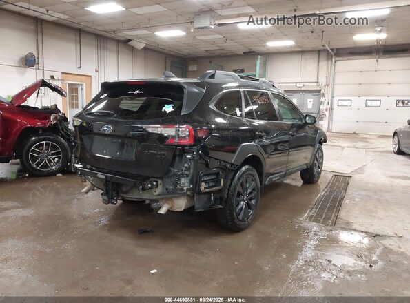 4S4BTGLD3P3195104 2023 SUBARU OUTBACK Черный Задняя правая четверть