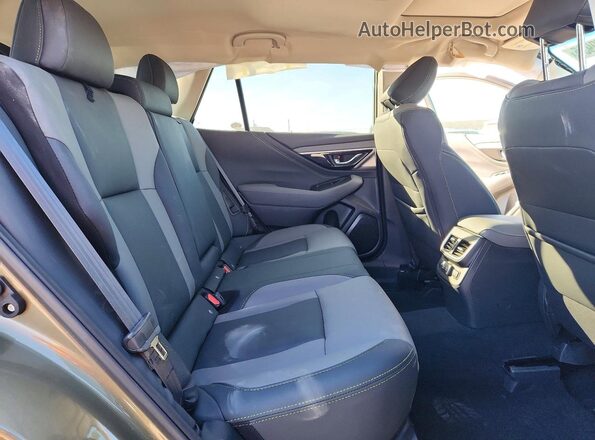 4S4BTGLD6N3220767 2022 SUBARU OUTBACK Green Вид задньої частини салону