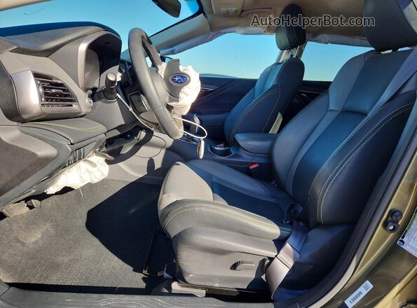4S4BTGLD6N3220767 2022 SUBARU OUTBACK Green Вид салону спереду