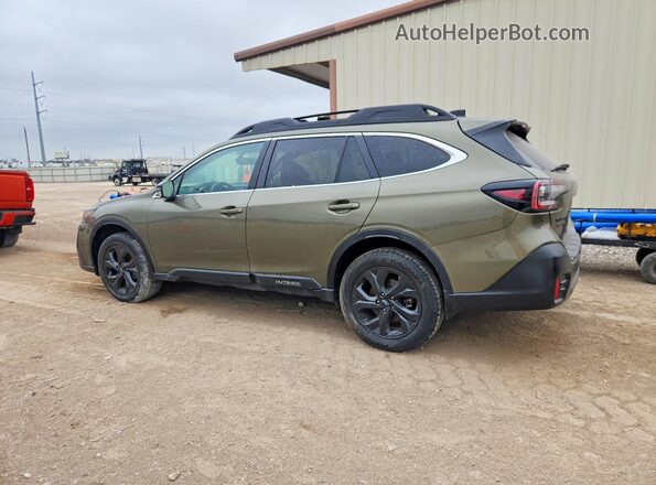 4S4BTGLD7M3182660 2021 SUBARU OUTBACK Green Հետևի ձախ