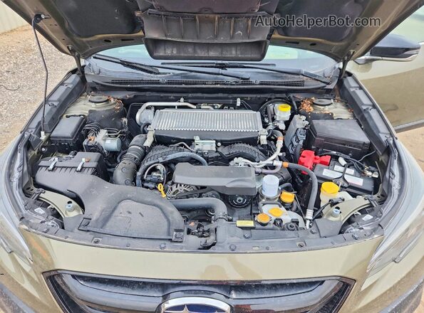 4S4BTGLD7M3182660 2021 SUBARU OUTBACK Green Շարժիչի բաժամունքի տեսք