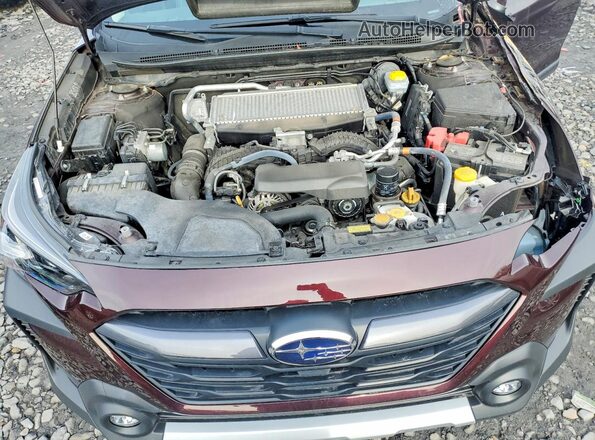 4S4BTGPD0P3171062 2023 SUBARU OUTBACK Burgundy Vista interior trasera