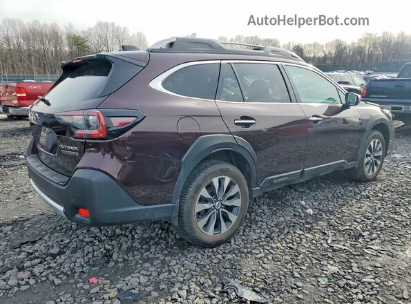 4S4BTGPD0P3171062 2023 SUBARU OUTBACK Burgundy Trasero derecho