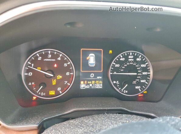 4S4BTGPD5P3183871 2023 SUBARU OUTBACK White Instrument cluster view