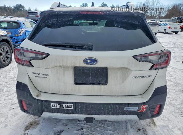 4S4BTGPD8N3201230 2022 SUBARU OUTBACK White Вид ззаду