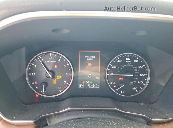 4S4BTGPD8N3201230 2022 SUBARU OUTBACK White Вид щитка приладів