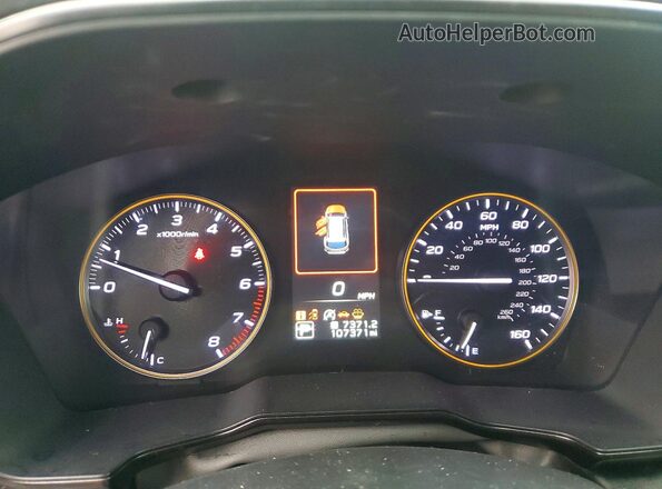 4S4BTGUD0N3216924 2022 SUBARU OUTBACK White ხელსაწყოთა პანელის ხედი