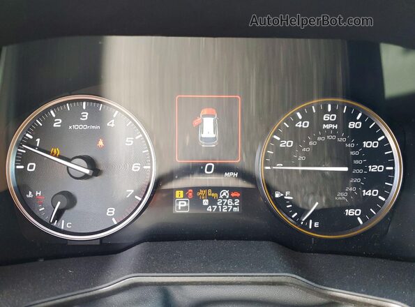 4S4BTGUD1R3294344 2024 SUBARU OUTBACK Gray Vista del cuadro de instrumentos