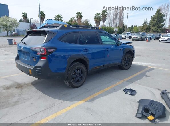 4S4BTGUD2S3107909 2025 SUBARU OUTBACK Blue Rear right