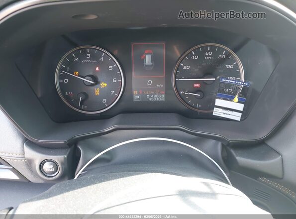 4S4BTGUD9P3198989 2023 SUBARU OUTBACK Gray უკანა სავარძლების ხედი