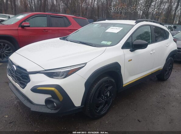 4S4GUHF65T3744754 2026 SUBARU CROSSTREK White Vista tres cuartos delantera izquierda